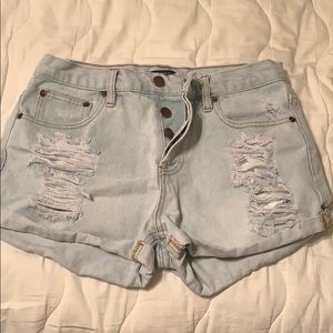 High waisted shorts